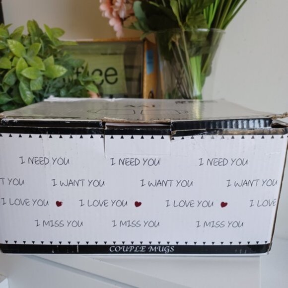 AAI Couple Coffee Mugs | 12 oz | Set of 2 | Ceramic with Bamboo Lid & Spoon - Picture 8 of 9